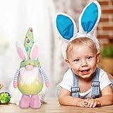 Ostern Deko Glühen Wichtel Festliche Geschenke Ostern Hase Deko Tischdekoration Basteln Wichtel DekoFamilie Festliche Geschenk Home Party Dekoration für Kinder Erw