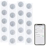 Callstel NFC Schlüsselanhänger: 20er-Set NFC-Tag-Sticker, kompatibel mit iOS & Android, 504 Byte (Digitale NFC-Visitenkarten)