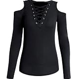 T-Shirt Langarmes Frauen-T-Shirt Frühling und Herb