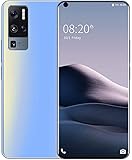 WWJ SIM-freies Smartphone (8 GB RAM + 512 GB ROM), entsperrtes Mobiltelefon Android 10,7,0-Zoll-HD-Bildschirm, Dual-SIM-5500-mAh-Akku, Gesichts-ID