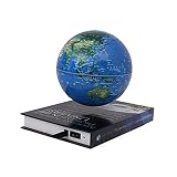 JJYY 6-Zoll-Schwimmglobus, magnetisch schwebender Globus, Anti-Schwerkraft-rotierende Weltkarte Geographischer Globus für Kinder Bildungsgeschenk Home-Office-Schreibtischdek