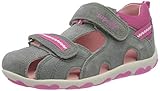 Superfit Jungen Mädchen Fanni Sandalen, GRAU/ROSA, 24 EU