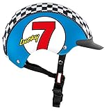 Casco Kinder Mini 2 Lucky 7 Fahrradhelm, blau, S