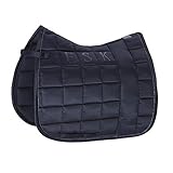 Eskadron Schabracke Big Square Glossy in Rouge, balsamgreen, Navy oder White, Größe:Dressur (DL), Farbe:Navy