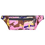 MILONT Sport Damen Tasche Herren Tasche Brieftasche Körper Outdoor Taille und Reiten Hüfttaschen (Rosa, 32x3x11)