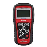 Qiilu OBD2 Diagnosegerät, QL06878 KW808 OBD2 OBDII EOBD Auto Fehlerdetektor & OBDII Auto Code Diagnose Elektronisches Scanner Tool T50