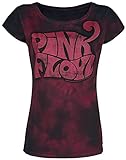 Pink Floyd Logo Frauen T-Shirt rot/schwarz L 100% Baumwolle Band-Merch, B