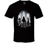 N/N Walking Dead T-Shirt Michonne with Slave Walkers TV Zombie Show Gr. 56, Schw