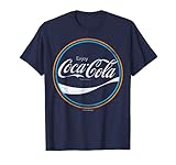 Coca-Cola Orange Blue Ring White Enjoy Logo T-S