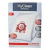 Original Miele FJM Hyclean 3D Effizienz Staubsauger Staubsaugerbeutel (1, 2, 3, 4 oder 5 boxen + Optional Erfrischung) - 1 Schachtel mit 4 FJM Staubb