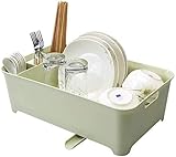XLAHD Küchenregale Kunststoff-Geschirrständer Abtropfgestell Geschirrständer Küchenregal Geschirr Aufbewahrungsbox Schalenständer Geschirraufbewahrung