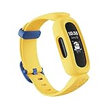 Fitbit Unisex-Youth Ace 3 Activity Tracker, Black/Minions Yellow, One S