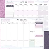 PACKLIST PLANNERS DE (Wochenplaner + Monatsplaner | A4 (SPANISCH))