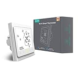 MoesGo Smart programmierbares, WLAN-fähiges Thermostat und Temperatursteuerung für Wasserheizung, kompatibel mit Smart Life/Tuya App und Alexa und Google H