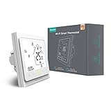 MoesGo Smart Wlan Alexa Wasserboiler Thermostat,WiFi Funk Thermostate Fussbodenheizung Raumthermostat 230V für 5A Wasser Boiler,Kompatibel Smart Life Tuya App und Alexa Google H