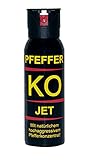 Ballistol Verteidigungssprays Pfeffer KO Jet mit Behördenkappe, 100 ml, 24491