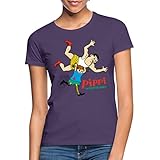 Spreadshirt Pippi Langstrumpf Pippi Ist Stark Frauen T-Shirt, XL, Dunk