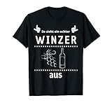 So sieht ein echter Winzer aus Weinbauer Weinfest Wein T-S