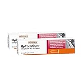 Hydrocortison ratiopharm 0,5% Sparset 2x 30g mit Pharmaperle Duschgel 30