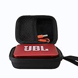 Hart Reise Fall Case Tasche für JBL GO/JBL GO 2 Ultra Wireless Bluetooth Lautsprecher von ESCOCO (Schwarz)
