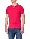 Superdry Herren Classic Pique S/S Polo Poloshirt, Rot (Grapefruit Twist), L