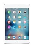 Apple iPad Mini 4, 7,9' Display mit WI-Fi + Cellular, 128 GB, 2015, Silber (Generalüberholt)