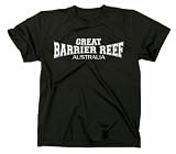 Great Barrier Reef Riff Australien T-Shirt, schwarz, L