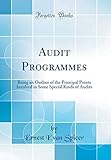 Audit Programmes: Being an Outline of the Principal Points Involved in Some Special Kinds of Audits (Classic Reprint)