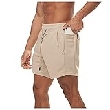 Sport-Shorts für Herren, Sport-Shorts zum Laufen für Männer, Sport-Shorts für Fitnessstudio, mit Taschen, Herren-Shorts, Harem, Pantalon Corto Hombre Nuevo, Mehrfarbig, Pantalon Corto Hombre Nuevo L