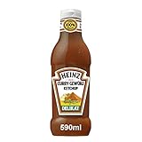 Heinz 100% Curry Gewürz Ketchup Delikat, Squeezeflasche, 8er Pack (8 x 590 ml)