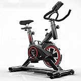ZDMNBP Indoor-Spinning-Heimtrainer mit LCD-Monitor und Edelstahlschwungrad für Bein- und Armtraining CCAN