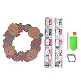 5D Strass Malerei Kit Kranz Strass Malerei Sets 5D Kristall Malerei Kit Kranz Wanddek