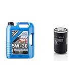 LIQUI MOLY 1137 Longtime High Tech Motoröl, 5W-30, 5 L & Original MANN-FILTER Ölfilter W 719/13 – Für PKW