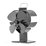 Holzofenventilator, selbstbetriebener Kamin-Ventilator, Überhitzungsschutz, Heizlüfter 50 °C ~ 350 °C