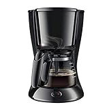 LYKYL 5-Cup Kaffeeautomat, Kaffeemaschine Startseite Drip Automatische Klein Kaffeemaschine (Color : Black)