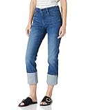 G-STAR RAW Damen Noxer High Waist Straight Jeans, Blue (Faded Neptune Blue 6550-C571), W25/L32