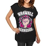 Spaß kostet Longshirt Damen weit geschnitten Krawallschnegge Größe XS - 5XL