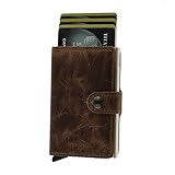 Secrid Vintage Miniwallet Börse mit RFID Schutz 6.5 cm Brow