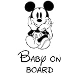 Baby On Board Mickey Mouse Disney Auto Aufkleber Aufkleber Vinyl JDM Funny C