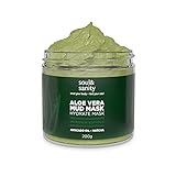 Aloe Vera Mud Mask mit Matcha Arganöl und Avokadoöl I VEGAN I Blackhead Remover Face Mask I Anti Pickel I weiße Tonerde und Totes Meer Schlamm I Naturkosmetik