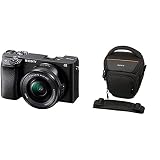 Sony Alpha 6400 | APS-C Spiegellose Kamera mit Sony 16-50mm f/3.5-5.6 Power-Zoom-Objektiv & LCS-AMB Kameratasche für Sony Alp