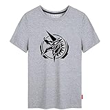 Monster Hunter T-Shirt,Monster Hunter Welt Baumwolle Kurzarm Cosplay Kostüm Für Studenten Spiel Liebhaber Geschenke Teen J XL