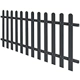 Festnight WPC Lattenzaun Gartenzaun Zaun 200 x 80 cm G