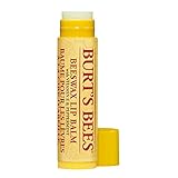 Burt's Bees 100 Prozent Natürlicher feuchtigkeitsspendender Lippenbalsam, Original Bienenwachs, mit Vitamin E und Pfefferminzöl, 1 Stift, 0.15 oz/ 4.25 g