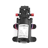 Gute Qualität DC 12V 130psi 6l / min Wasser Hochdruckmembran Wasserpumpe Self Priming Pumpe Automatische Schalter 72W für Caravan RV Boat Marine Agricultural (Voltage : Reflux Type)