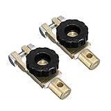Batterie hauptschalter Autobatterie Batterie Polklemmen Schalter Batterie Trennschalter, 2 Stück Batterieschalter Hauptstromschalter für Auto Truck Boot Fahrzeuge Batterieklemmen 12V/24V