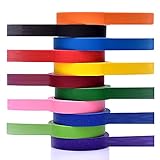 LotCow Farbiges Abdeckband, 11 Rolle, Multipack, 2,5 m x 1,1 cm, buntes Bastelband, lebendige Regenbogenfarben, Malerband, ideal für Kunst und Handwerk, Beschriftung und Farbkodierung