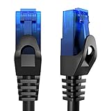 KabelDirekt – 15m – Netzwerkkabel, Ethernet, LAN & Patch Kabel (überträgt maximale Glasfaser Geschwindigkeit & ist geeignet für Gigabit Netzwerke, Switches, Router, Modems mit RJ45 Eingang, blau)