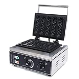 1500W Waffeleisen Edelstahl Waffeln Am Stiel Waffelsticks Corn Dogs Hotdog