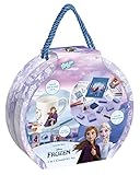 Disney Frozen II - 2in1 Kreativ-Set: Tasse zum Ausmalen und Stempelset mit Motiven von Anna & ELSA inkl. Buntstifte und Zeichenblock